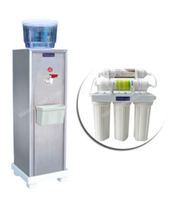 ตู้กดน้ำร้อน MAKTANG 1 ก๊อก มีเครื่องกรองในตัว พร้อมถังสำรองน้ำ รุ่น UH1+US-1UF-10P+WFWST8L